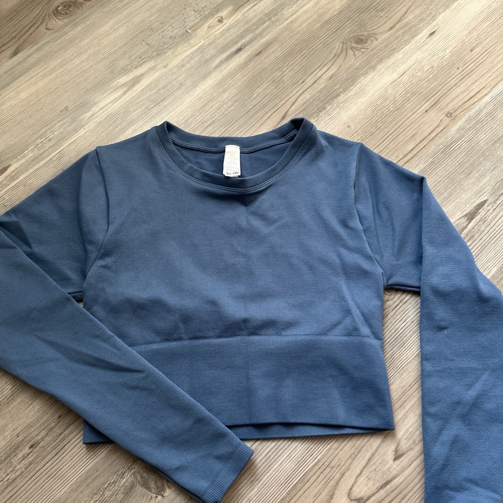 Aerie Long Sleeve Crop Top